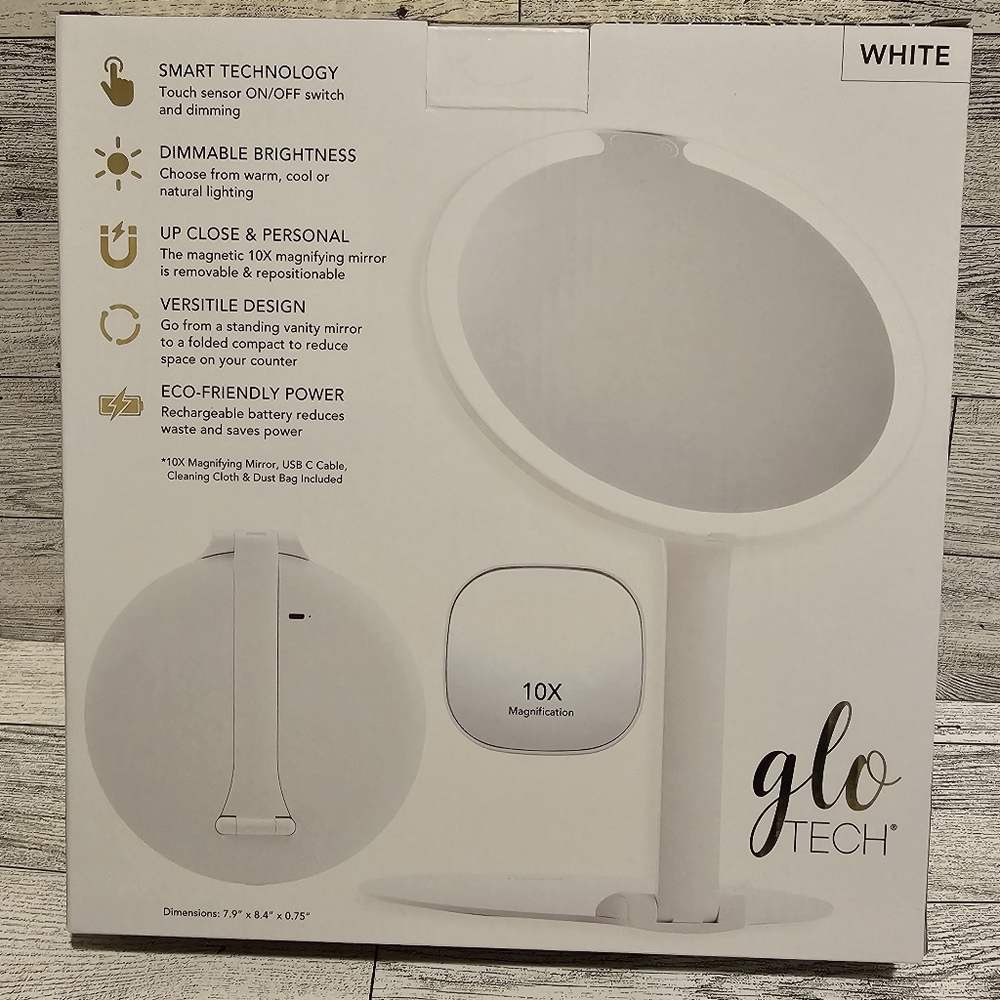 Mirror by Glo Tech. Nwt - Picture 4 of 5